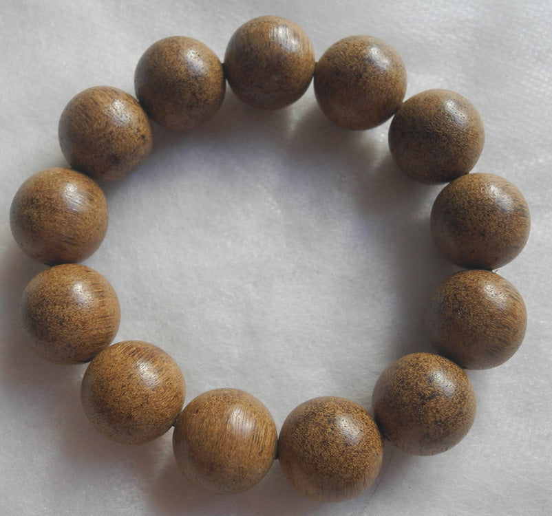 Vietnamese Agarwood Bracelet Prayer beads 37g 18mm Sandalwood Genuine 沉香 香木