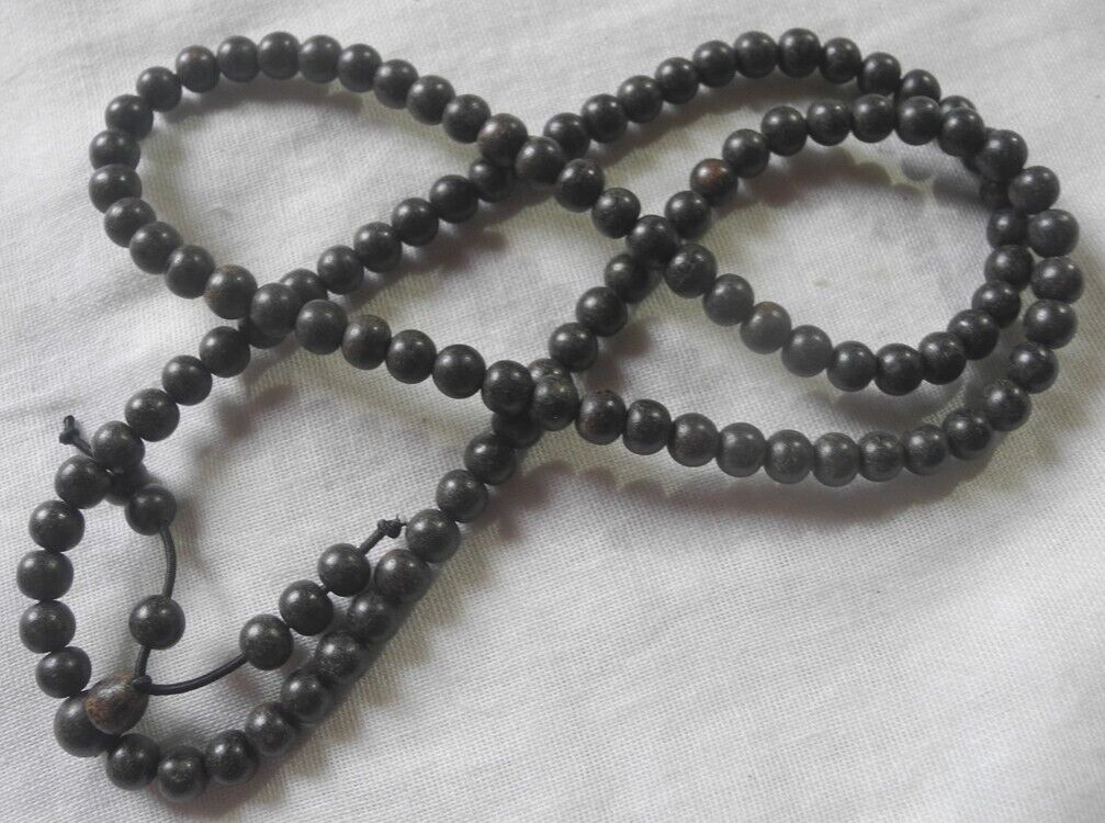 Vietnamese Agarwood Necklace prayer beads 15g 6mm Aquilaria Agarholz 香木 沉香