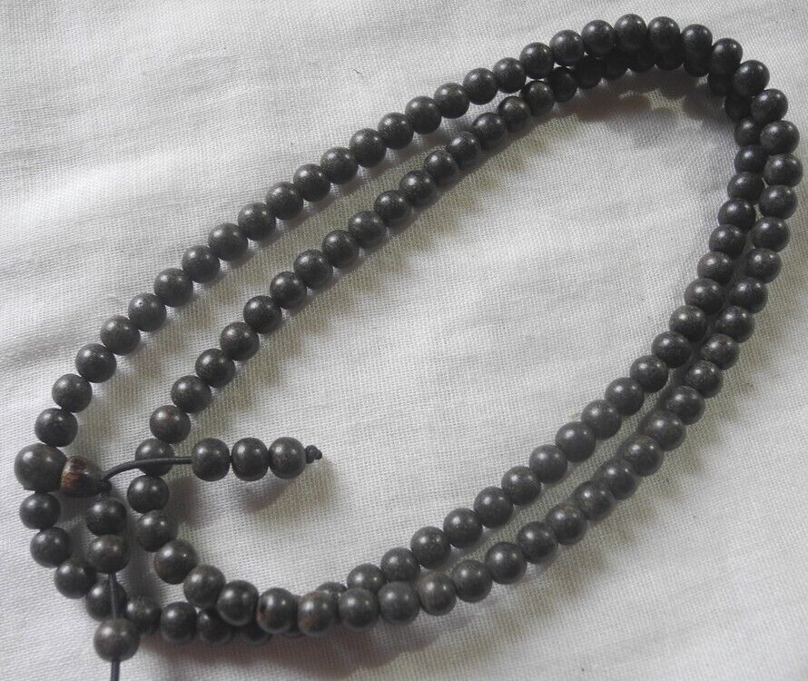 Vietnamese Agarwood Necklace prayer beads 15g 6mm Aquilaria Agarholz 香木 沉香