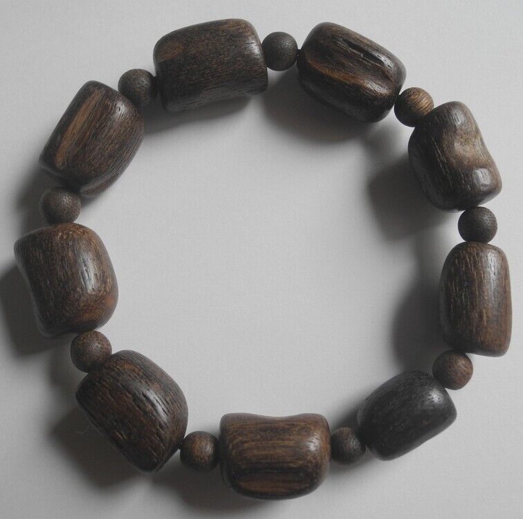 Vietnamese Agarwood Bracelet Prayer beads square 30g Aquilaria Genuine 沈香 香木