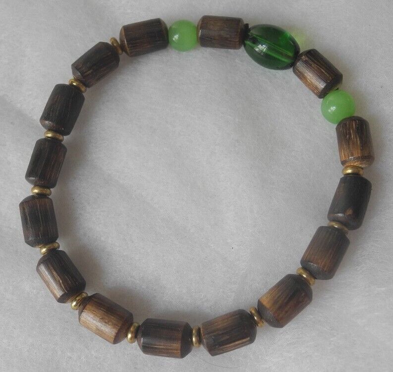 Vietnamese Agarwood Bracelet Prayer beads 4,3g decoration Aquilaria Genuine 沈香香木