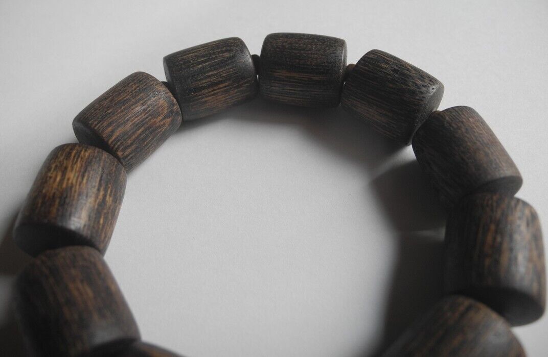 Vietnamese Agarwood Bracelet Prayer beads log style 30g Aquilaria Genuine 沈香 香木