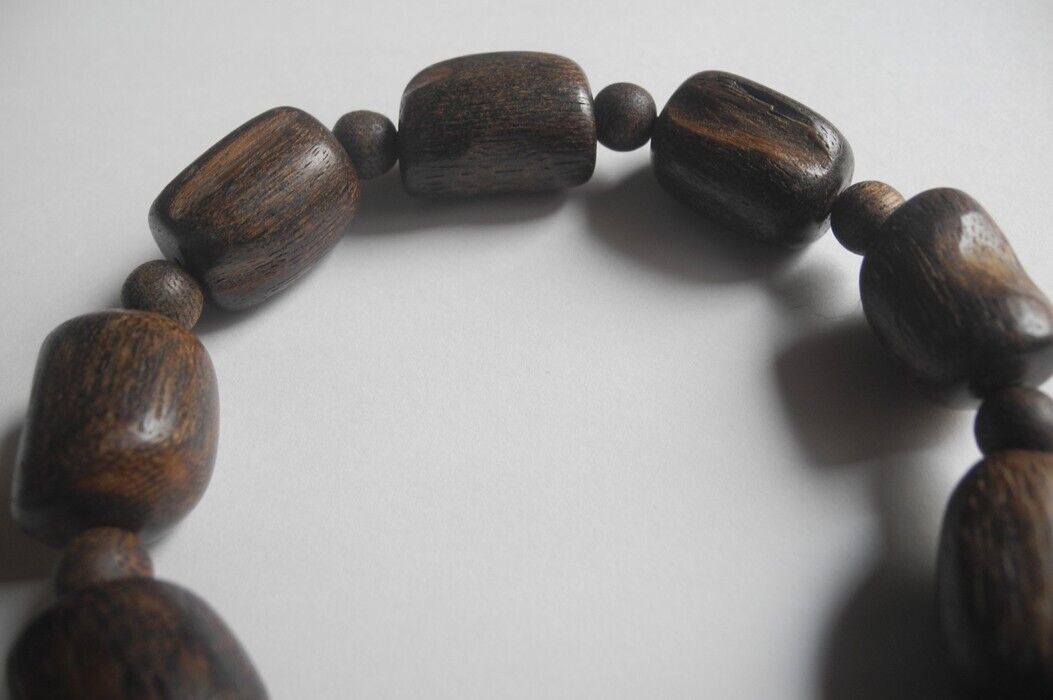 Vietnamese Agarwood Bracelet Prayer beads square 30g Aquilaria Genuine 沈香 香木