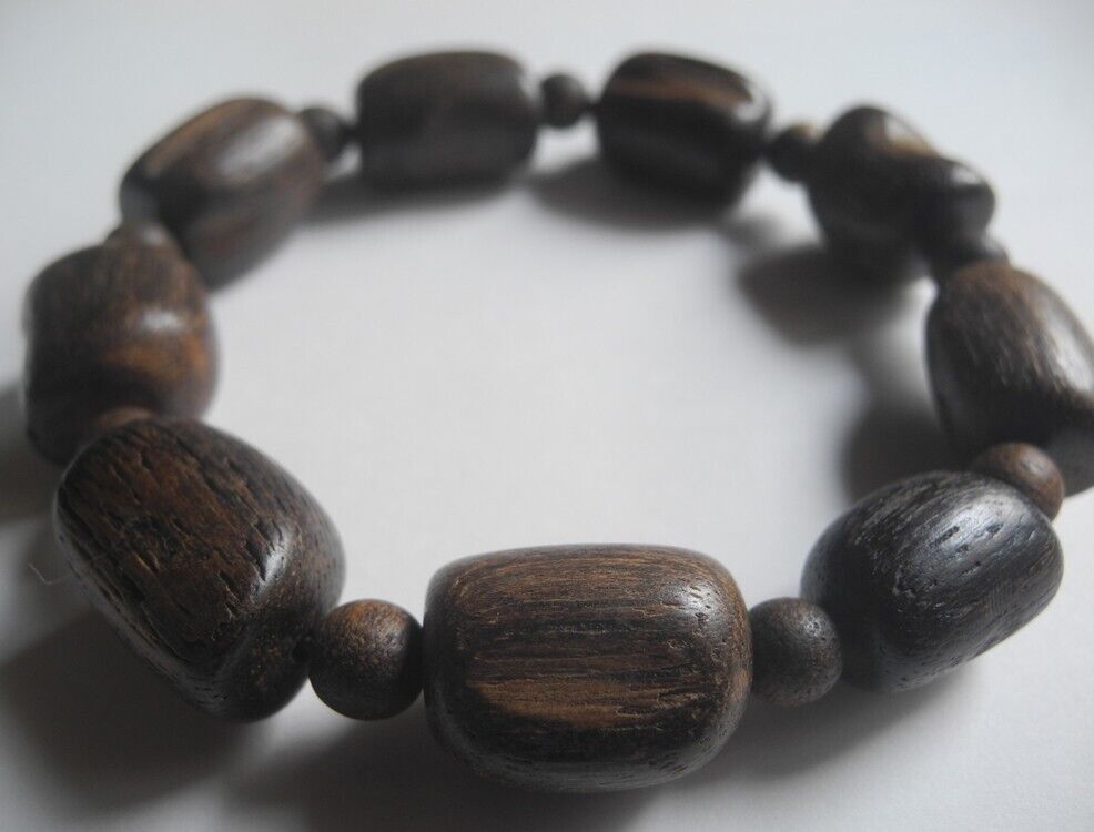 Vietnamese Agarwood Bracelet Prayer beads square 30g Aquilaria Genuine 沈香 香木