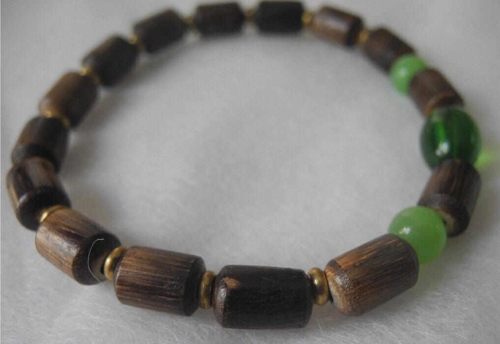 Vietnamese Agarwood Bracelet Prayer beads 4,3g decoration Aquilaria Genuine 沈香香木